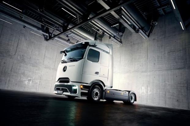 eActros 600 Lowliner prototyp &ndash; modellen blir m&ouml;jlig att best&auml;lla under tredje kvartalet.